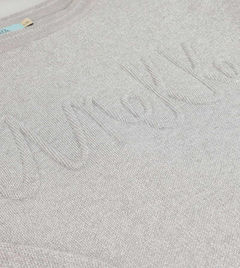 Gray Contemporary Sweater
