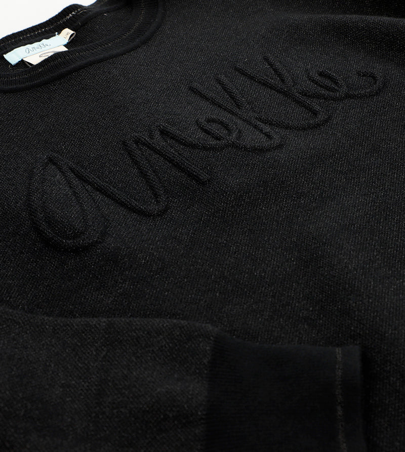 Black Contemporary Sweater
