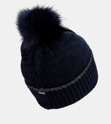 Navy Blue Shodō Knit Hat