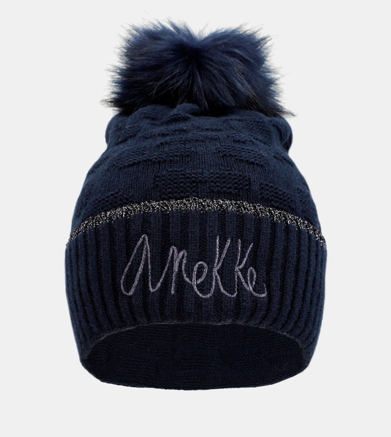 Navy Blue Shodō Knit Hat